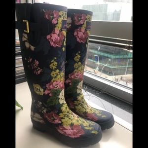 Joules Welly Floral printed rainboots